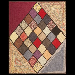 American Hooked Rug #17660